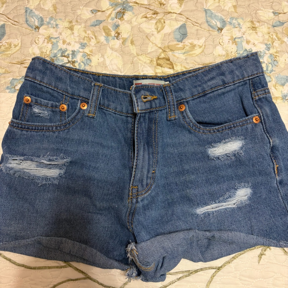Levi's Classic Blue Jean Shorts